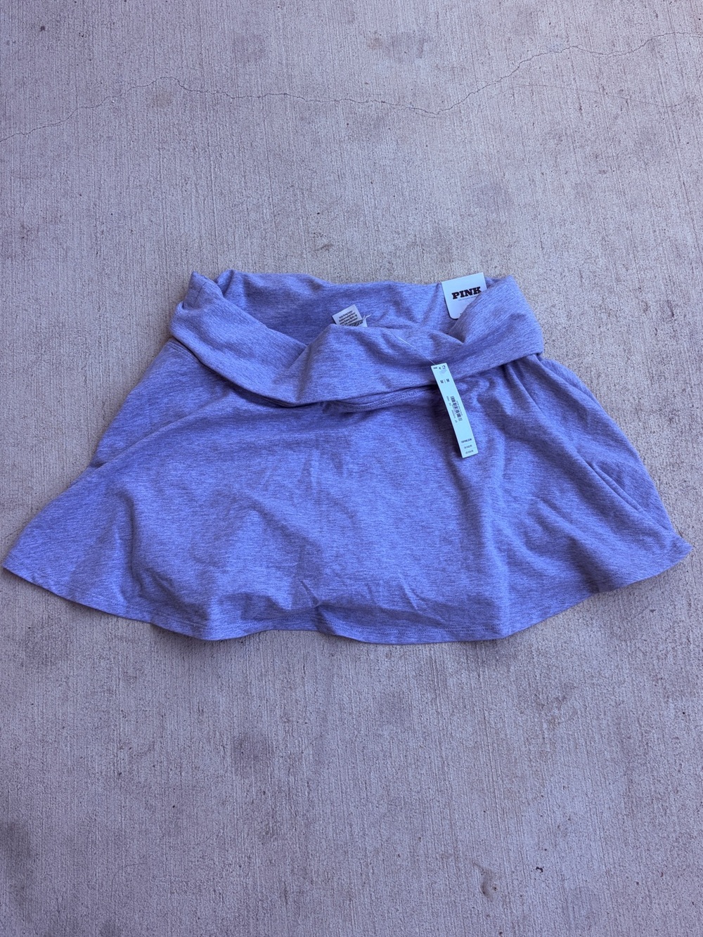 PINK Victoria's Secret Lavender Fold-Over Waist Skort